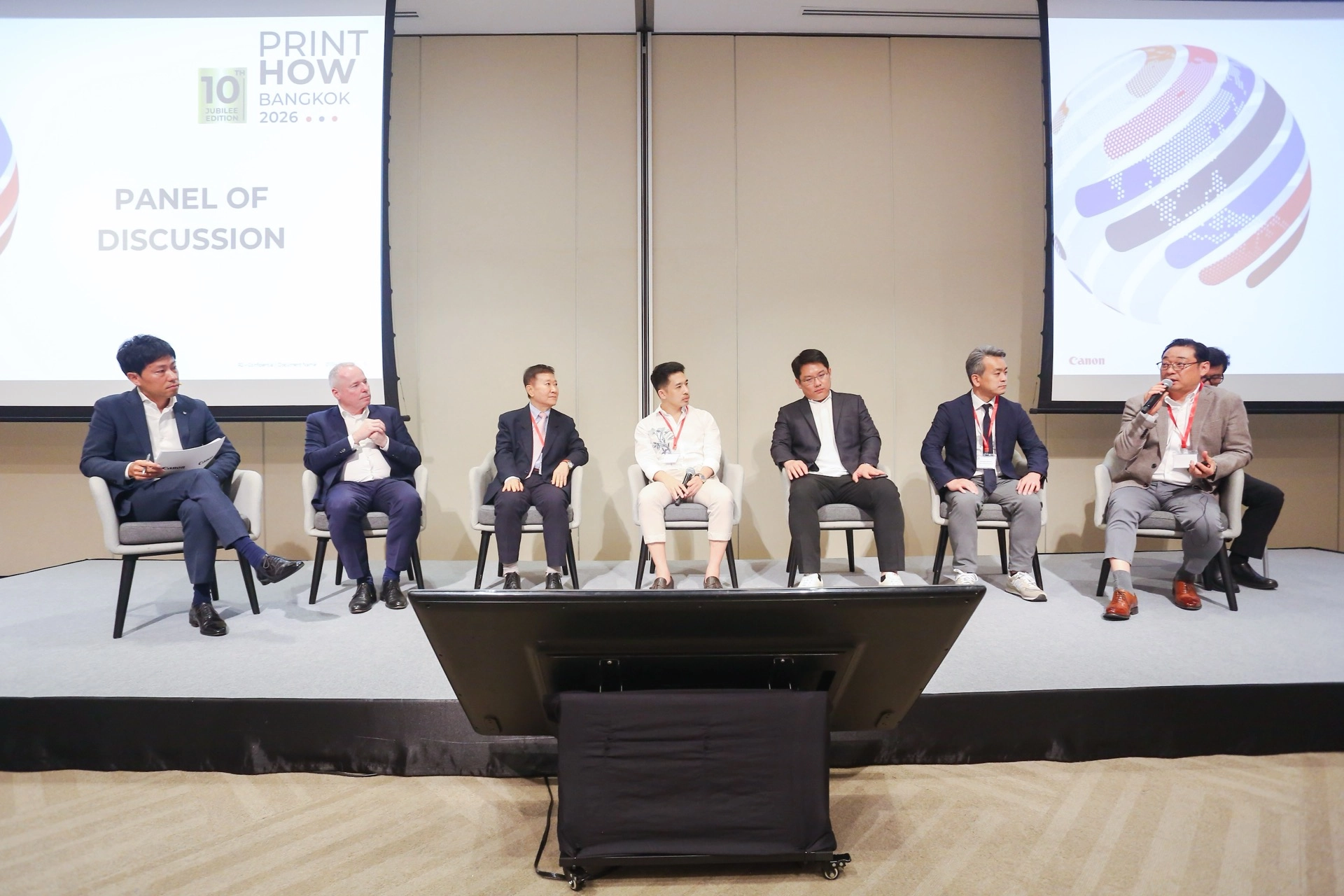 Press conference panel